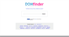 Desktop Screenshot of domfinder.com