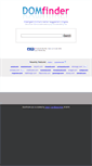 Mobile Screenshot of domfinder.com
